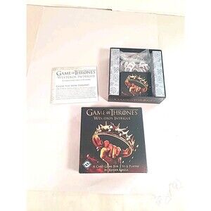 Game of Thrones Westeros Intrigue Card Game HBO TV Series Complete 2 To 6 Player